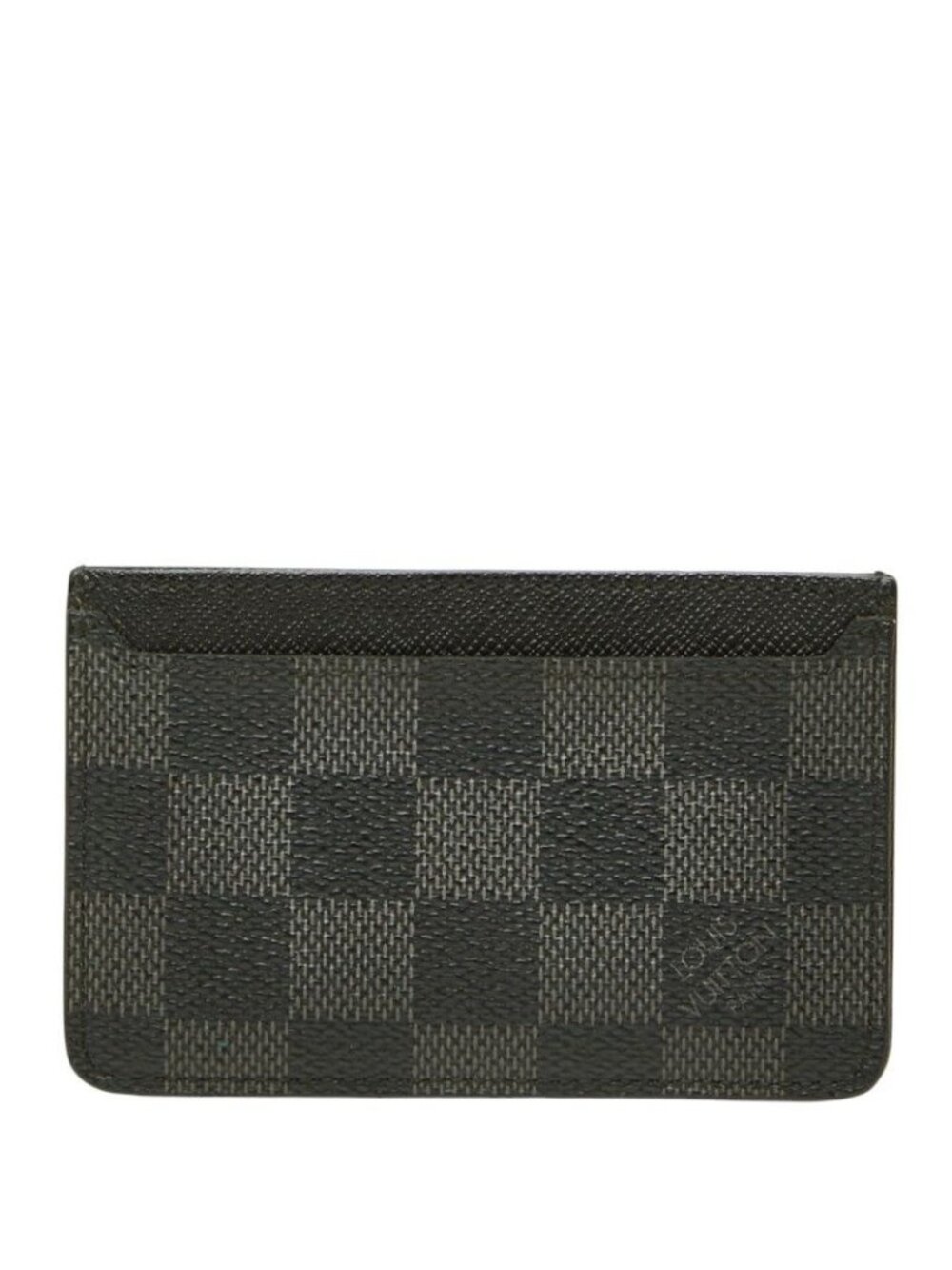 Louis Vuitton Damier Graphite Neo Card Case Black Leather